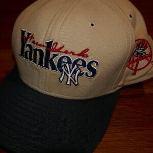 MLB NEW YORK YANKEES VINTAGE OLD SCHOOL BASEBALL HAT SNAP BACK